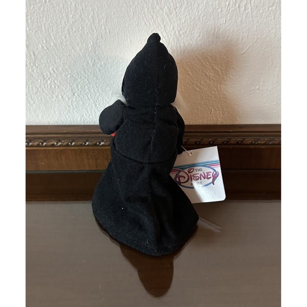 Disney Store Mini Bean Bag Stuffed Plush Toy Snow White‎ Witch NWT - Picture 3 of 3